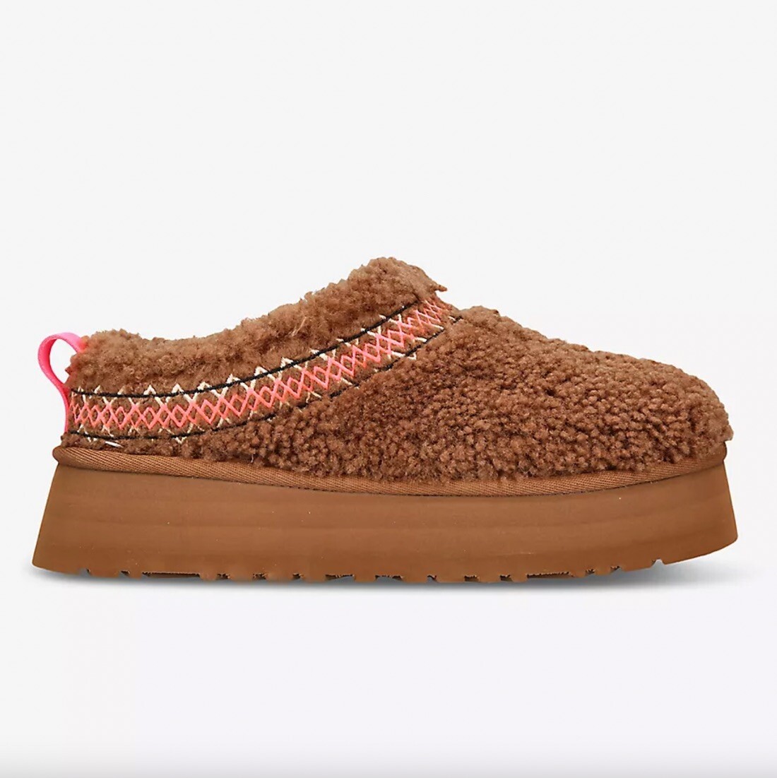 UGG Tazz Slipper Heritage Braid Hardwood Size 7 image 6