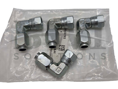 NEW Parker 6 C6X-S Triple-Lok Swivel Elbow 3/8 JIC F X 3/8 JIC Male ( Lot of 4 )