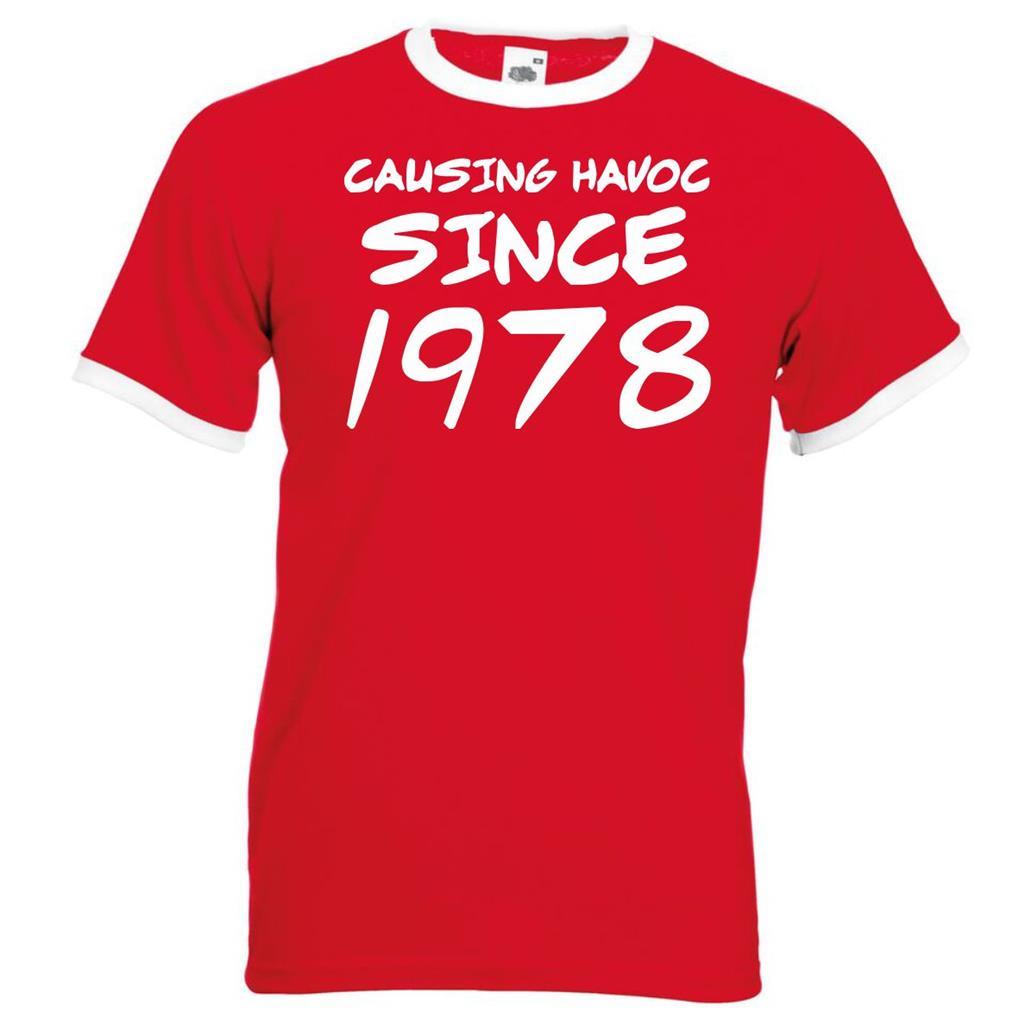ALTRA Maglietta personalizzata da uomo unisex divertente compleanno che causa regalo Havoc