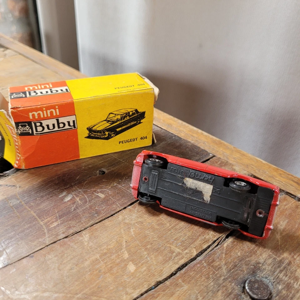 COCHE ANTIGUO MINIATURA MINI BUBY PEUGEOT 404 | CON CAJA Foto 2 de 4