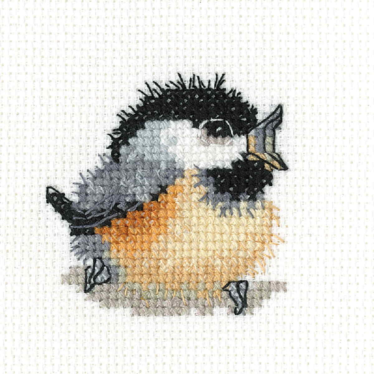Heritage counted cross stitch kit Aida ""Buddy"", SHBU1692, 5,5x5,5cm, DIY