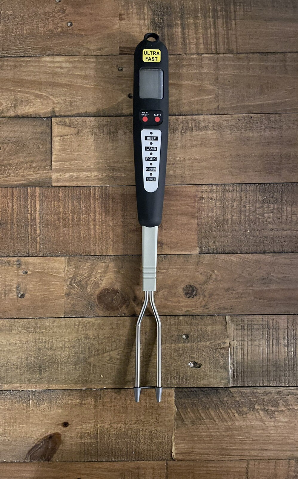 Digital Meat Thermometer Fork for Grilling and Barbecue Fast Instant Read-image