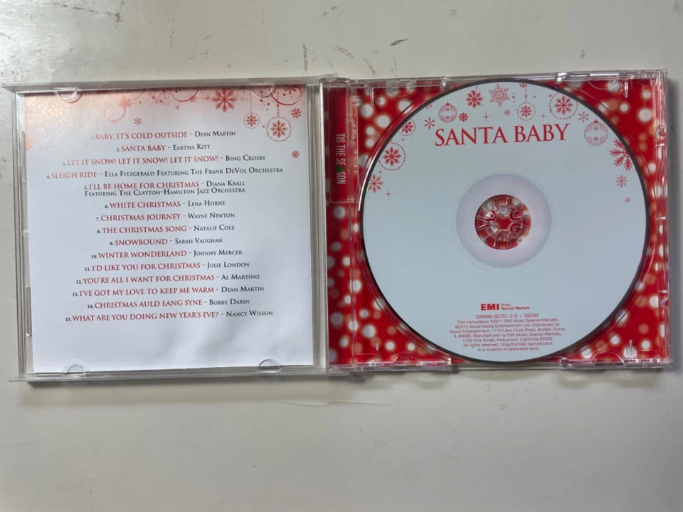 Santa Baby, Romantic Holiday Favorites CD 2012 VG+ - Image 2 of 3