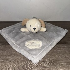 Baby Gear Gray Puppy Lovey Still Growing Security Blanket 13  Lovey Toy