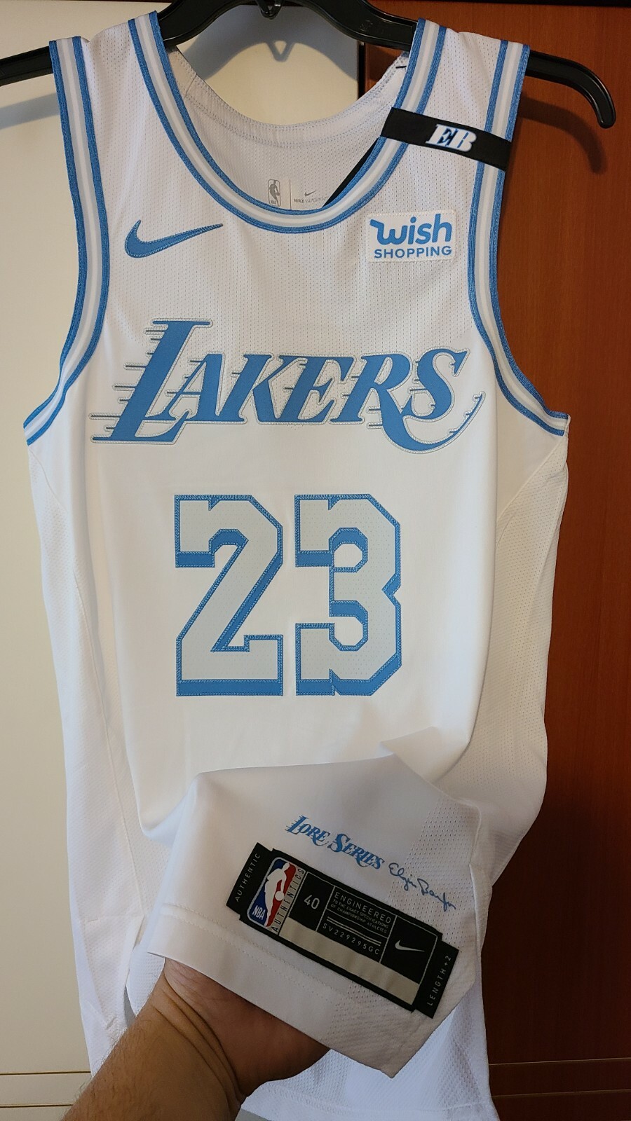 Nike NBA Los Angeles Lakers LeBron James Classic Edition 2020 Swingman Jersey Blue