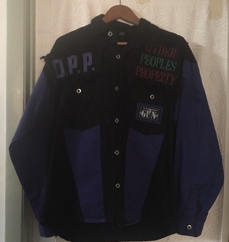 VTG 90s Naughty By Nature Opp Concert Tour Rap Hip-Hop Machine Gun Shirt - Picture 3 of 11