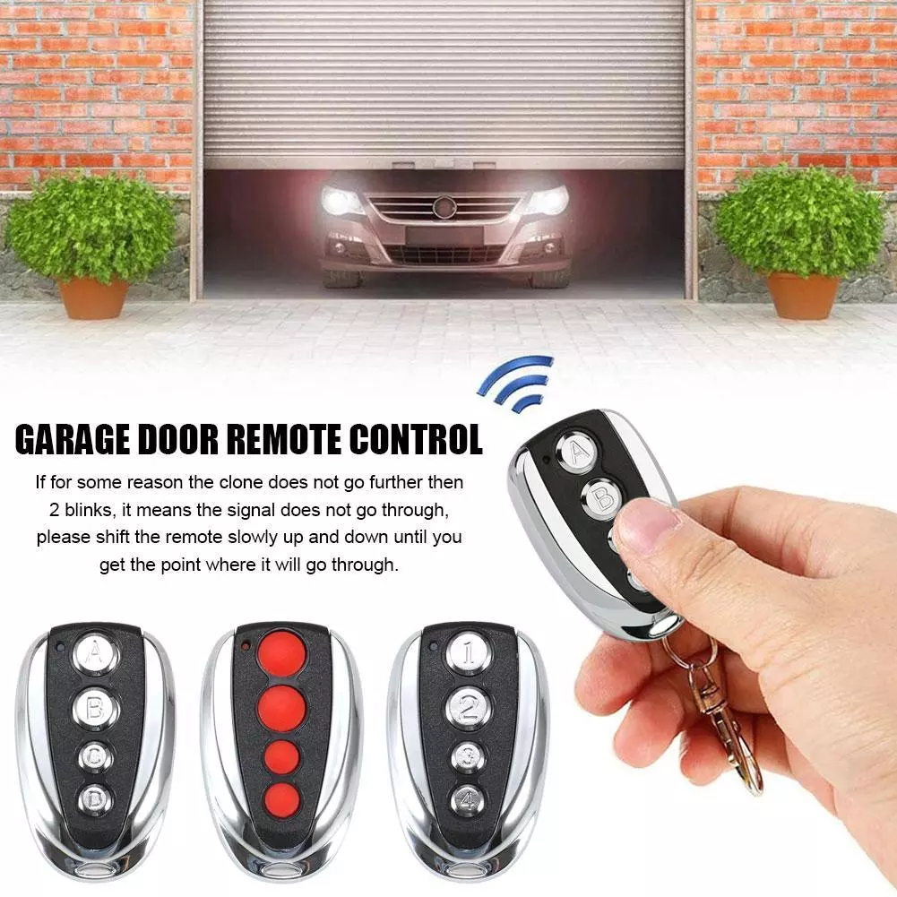 Universal Electric Garage Door Cloning Remote Control Key Fob Gate Open 433mhz_ | eBay