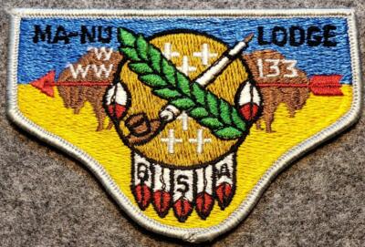 OA Lodge 133 Ma-Nu (S13) Vigil (2 per Life) - 6 Cross  Last Frontier Council BSA