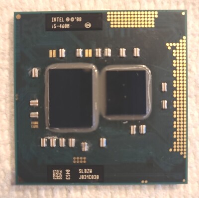 Intel Core i5-460M 2.53GHz Socket Laptop CPU   SLBZW