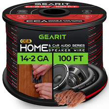 Cables Para Bocinas De Audio Calibre 14/2 AWG 100 Ft Para Altavoces Casa Auto