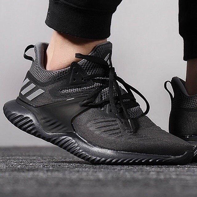 Adidas Alphabounce Beyond 2 Core Black Silver Metallic Carbon BB7568 -  Sepwalk