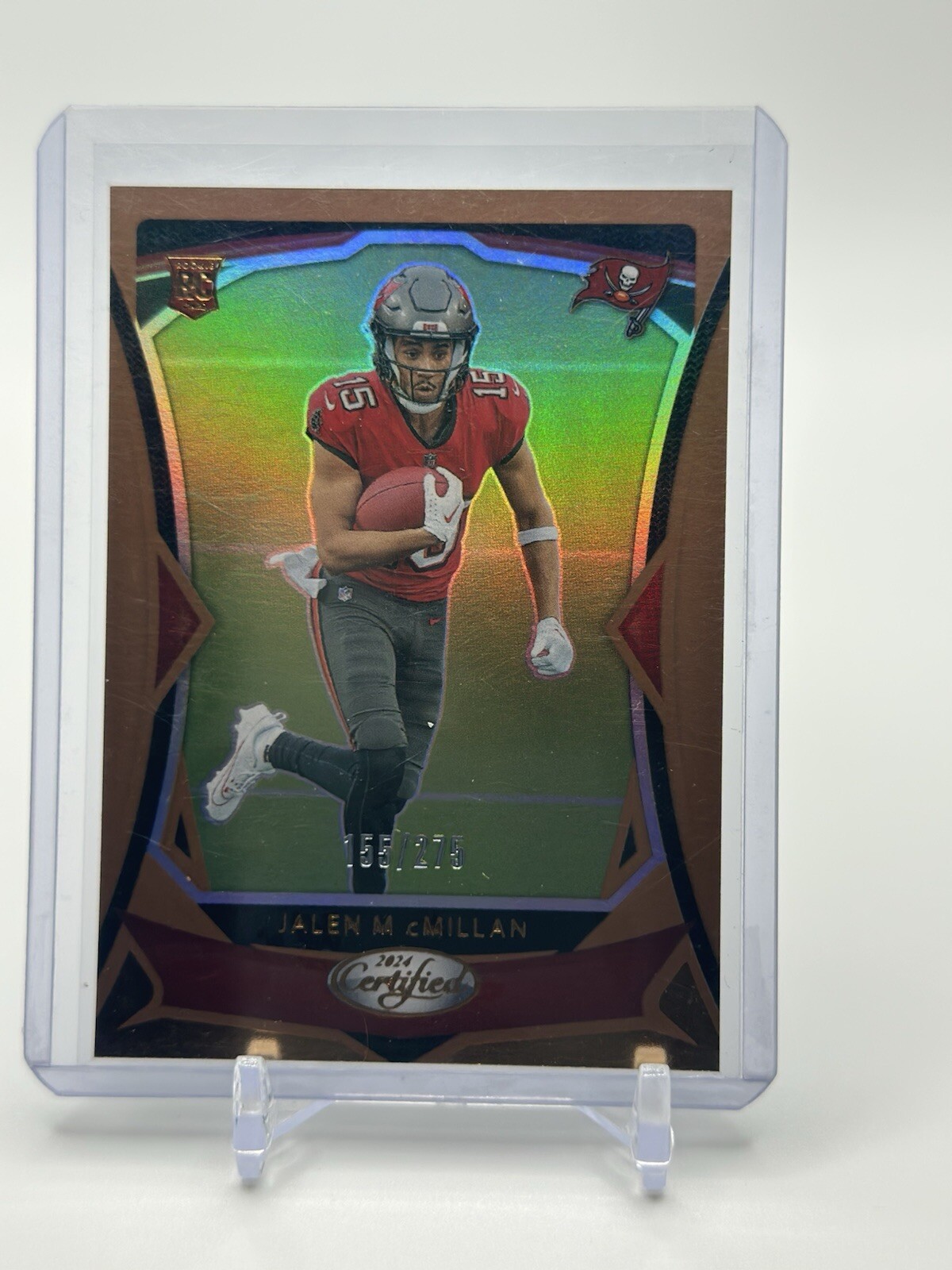 Jalen McMillan 2024 Panini Certified Rookie Bronze Mirror /275 #167 Buccaneers