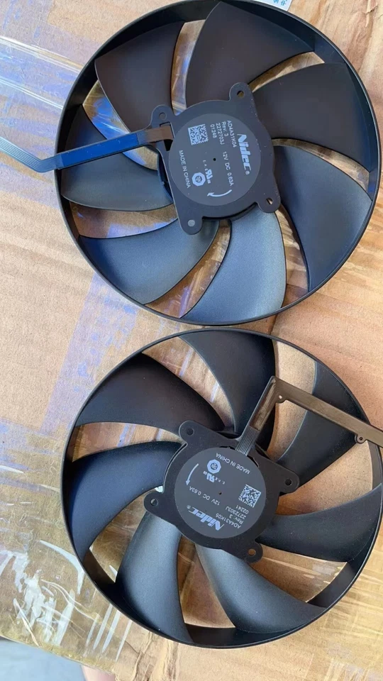 Nidec AD4A31K04 AD4A31K05 Dual fan For NVIDIA RTX4080 RTX4090 Graphics Card Fan - Image 3 of 3