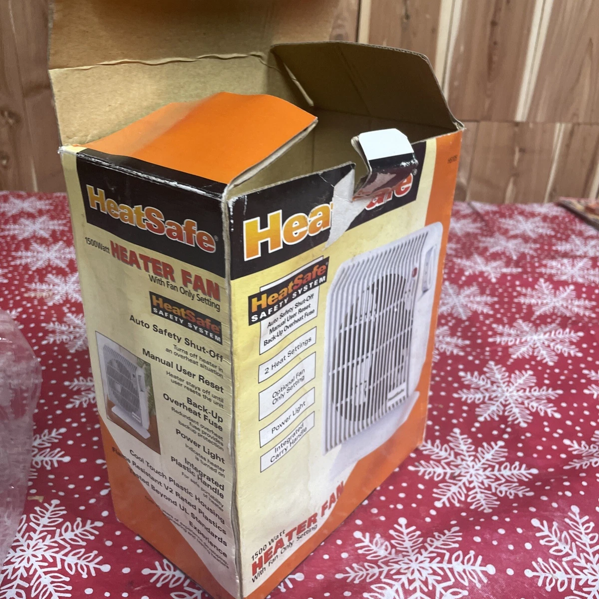 Pelonis NT20-12D Safe T Furnace Ceramic Heater Fan 2 Heat Settings 1500w |  eBay
