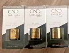 CND Shellac UV/LED Gel Polish Original Top Coat 0.5oz / 15ml -  Pack of 3