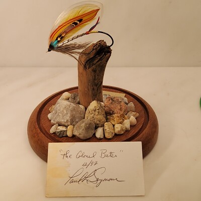 Paul Seymour Atlantic Salmon Flies ''The Colonel Bates'' Signed by Paul Dated 97
