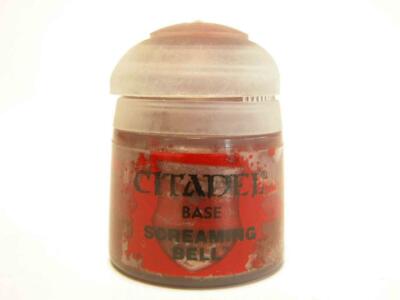 Screaming Bell Citadel BASE Paint 40k Warhammer Games Workshop Color 12ml 21-30
