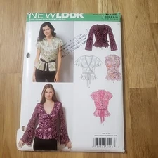 New Look 6755 Women's Sewing Pattern Sizes 8-18 Uncut Factory Folds OOP