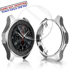 Anti-Shatter Screen Protector Case Cover for Samsung Galaxy Watch 46mm SM-R800N