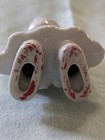 4 1/4" China Eskimo Doll, Japan stamped on feet, White snow coat and hat. Cute — photo 4
