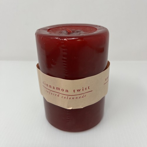 Pier 1 Imports Cinnamon Twist Pillar Candle 4" x 3" Discontinued Scent