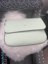 Nwt Vanessa Williams Cross Body Shoulder Bag Mint Color + Logo "v" + Dust Cover