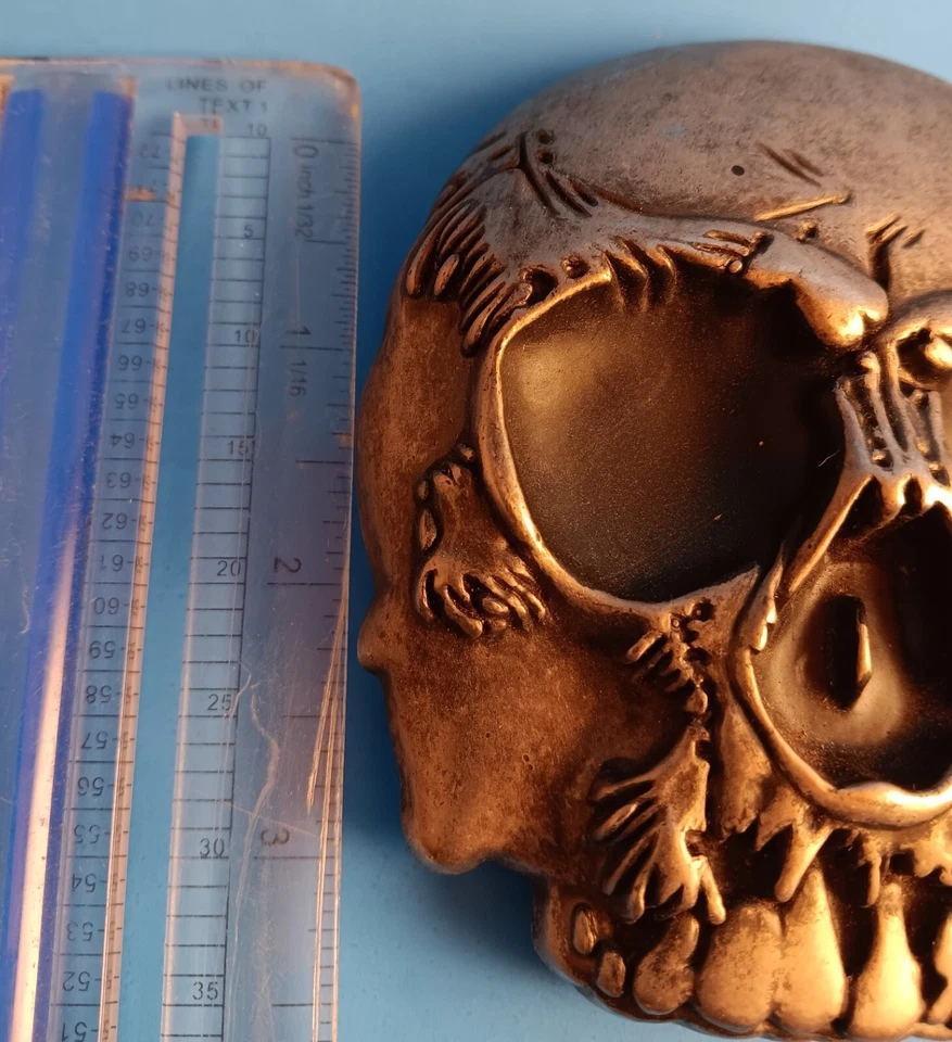 Hebilla de cinturón con calavera de metal punk gótico☆Nuevo con etiquetas de tema candente☆Rocker Biker Foto 4 de 4