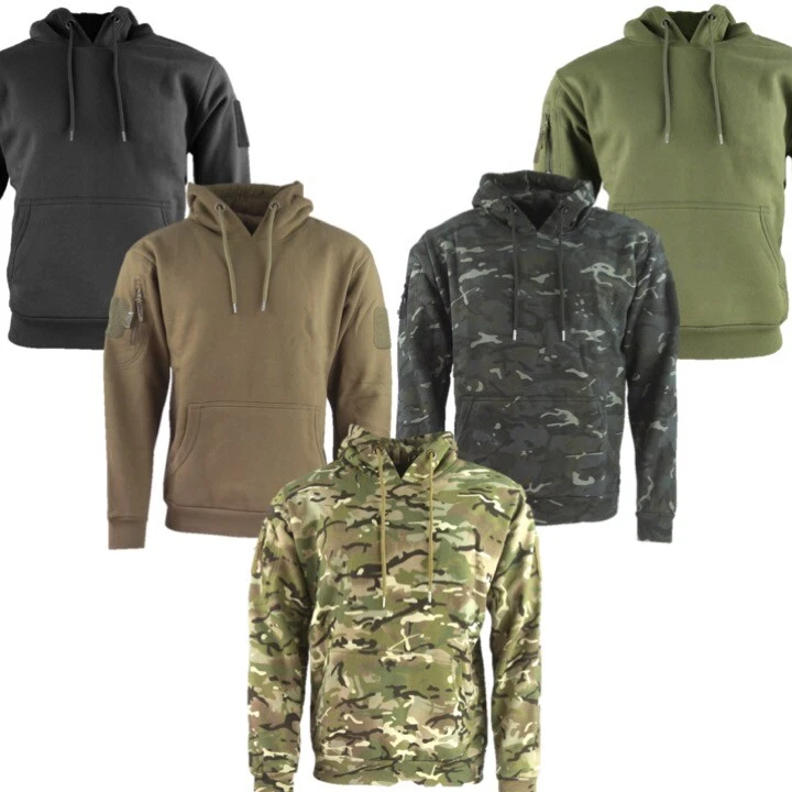 Army Tactical Hoodie Mens Workwear Heavyweight Top Fleece Lined Jumper HOODY
Opens in a new window o