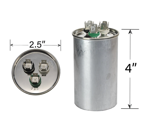 45+5 uF MFD 370-440 V AC High Quality Motor Dual Run Capacitor CBB65-R - Picture 6 of 7