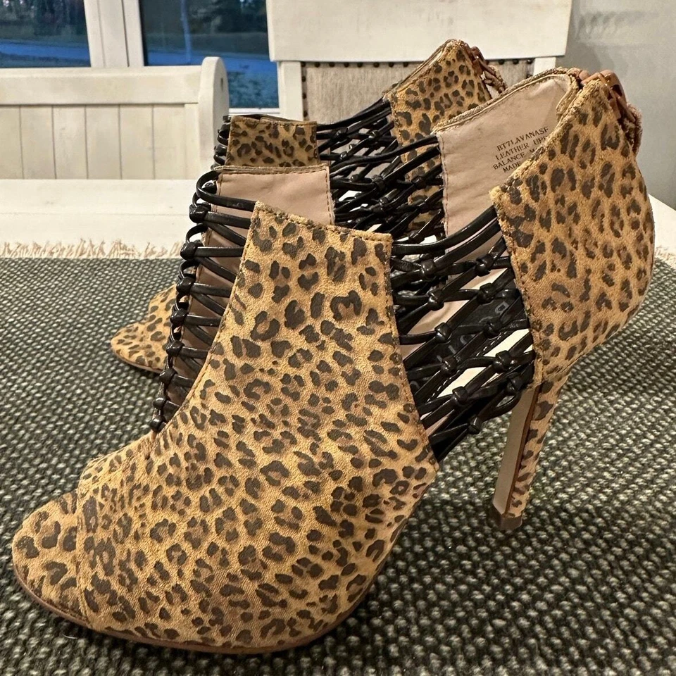 Boutique 9 Leopard Print Heels - Image 4 of 4