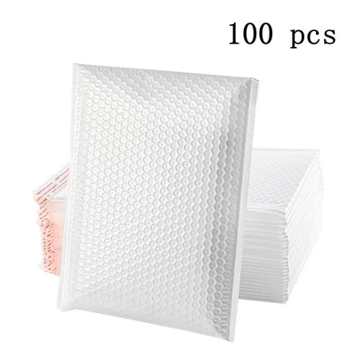 Lot De 50/100 Sacs D’Enveloppes À Bulles En Pearl Film Blanc Auto-Scellants NEW - Photo 1/4