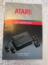 1978 Atari Model CX2600 Video Computer System Owners Manual