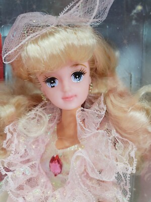 NEW 1990 Ban Dai Japan I Love Barbie Crystal Party Barbie Doll
