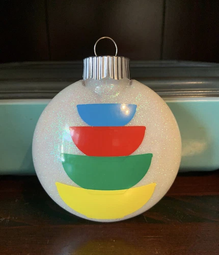 Pyrex Primary Bowl Inspired Ornament