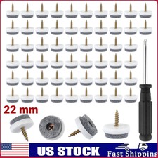 60 Screw On Felt Gliders Screws Furniture Sli...