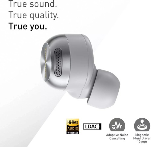 Technics EAH-AZ100 Silver & Black Wireless Earbuds - Dolby Atmos Support - ANC - Picture 6 of 41