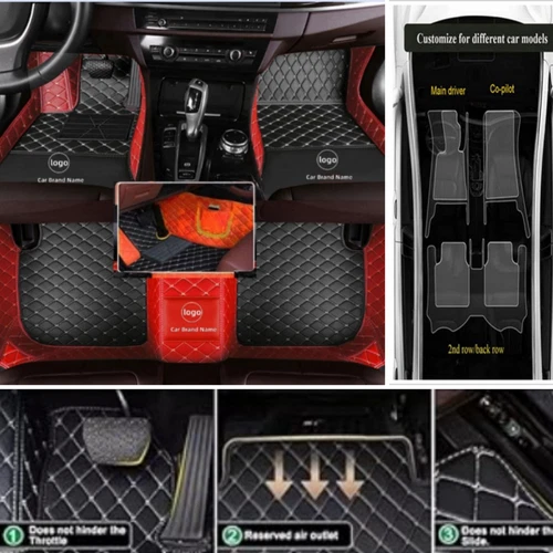 For Honda Ridgeline 2006-2023 All Models Car Floor Mats Carpet Waterproof Custom - Imagen 29 de 38