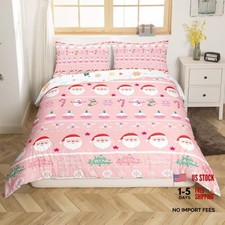 Merry Christmas Decorative Pink Comforter Cover Size Xmas Full Christmas 09