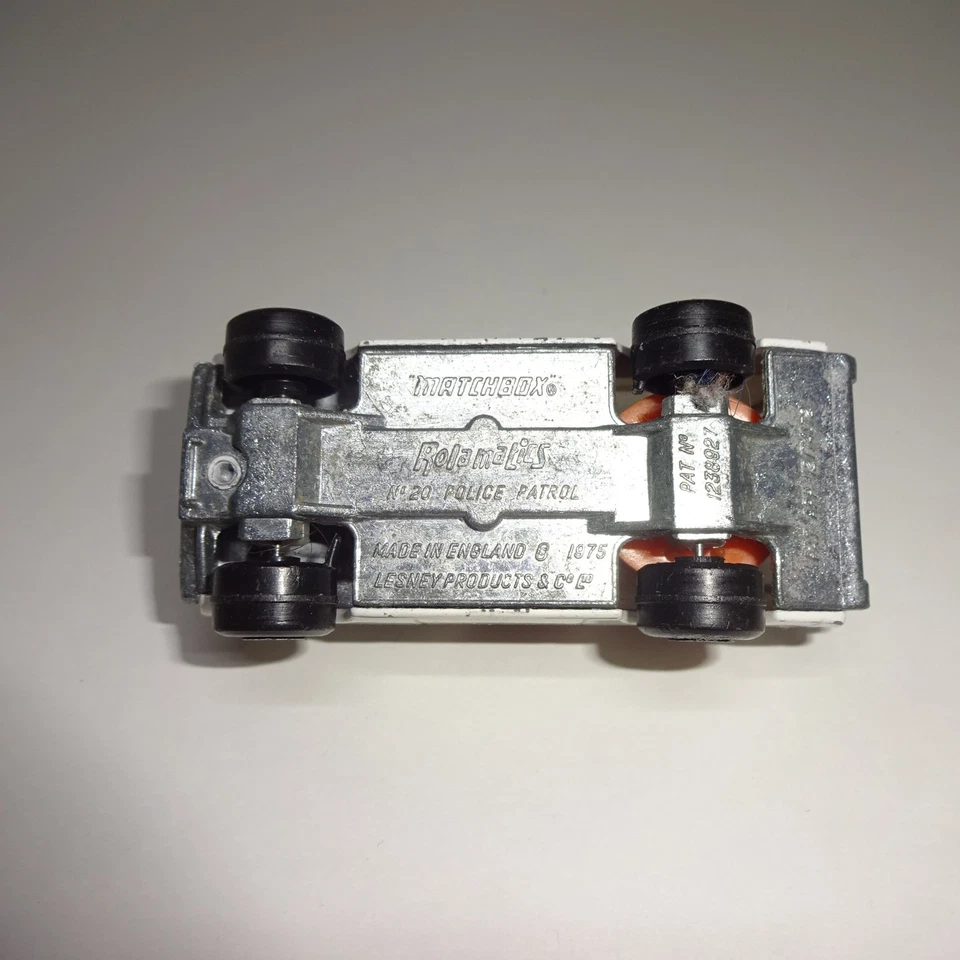 Modello di Auto Matchbox per Collettore E Hobbisti Rollamatics Police Patrol - Immagine 4 di 4