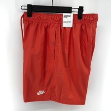Nike Men  s Club 6    Woven Flow Shorts Magic Ember Small