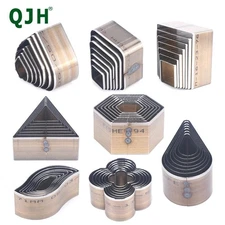 7Pcs Leather Die Cutter Hollow Punching Tool Cutting Mold Punching Die Set for H