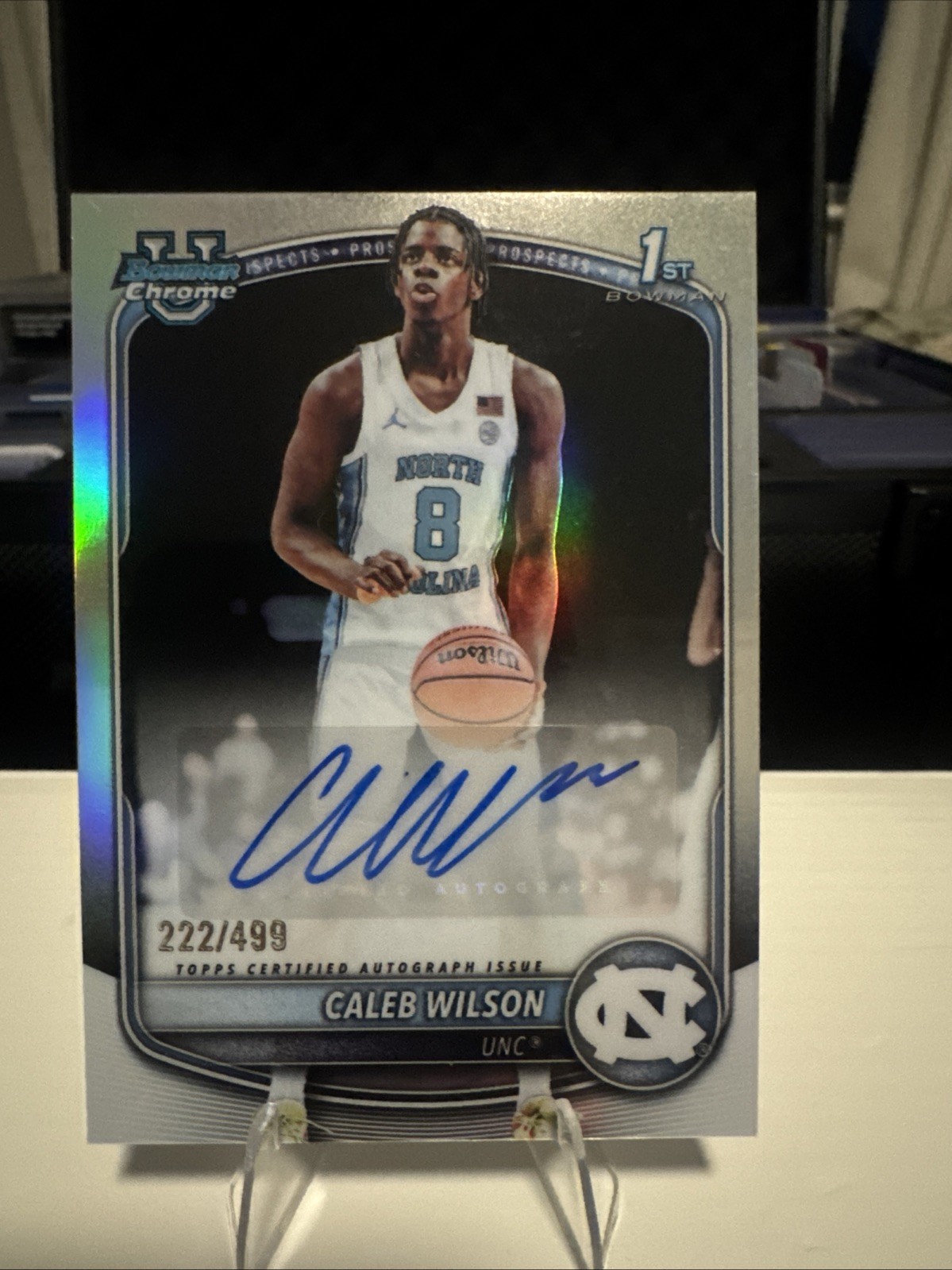 2025 First Bowman Chrome Caleb Wilson Refractor Auto /499💎🔥