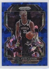 2021-22 Panini Prizm Blue Ice Prizm 6/125 Nic Claxton Nicolas Claxton #38 19fe