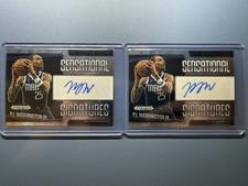 2024 Panini Prizm Black P.J. Washington Jr Auto x2 Mavericks