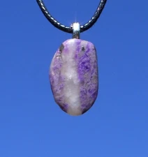 Polished Sugilite Free Form Crystal Pendant Necklace Love Stone Dream Work Small