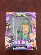 NECA TMNT Teenage Mutant Ninja Turtles in Time Leonardo 7  Action Figure NIB New