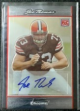 2007 Bowman Chrome Joe Thomas Auto RC Rookie Cleveland Browns HOF MINT+