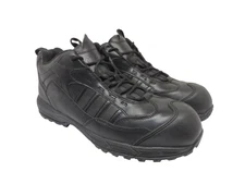 Cintas Men's Low-Cut Steel Toe Work Shoes 83726-35 Black Leather Size 14W