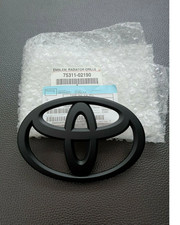 Toyota Matt Black14 Cm Logo Emblem Badge For Toyota Corolla Altis Yaris 2013-17