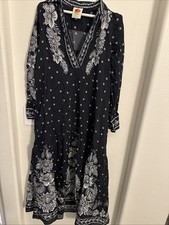 farm rio dress Navy Blue XS Two Piece Dress Mini Tank Underneath Missing Belt